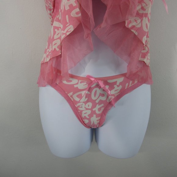 Babydoll Nightgown With Panties - Picture 3 of 12